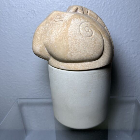 Giorgio Sant Angelo Perfume Oil Diffuser Decanter Pegasus Vintage Art Ceramic - Picture 1 of 9